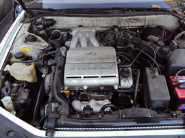1995 LEXUS ES300 MODEL 4 DOOR SEDAN 3.0L V6 AT 2WD COLOR WHITE Z14597