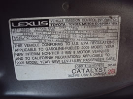 2005 LEXUS LS 430 4DOOR SEDAN ULTRA LUXURY MODEL 4.3L V8 AT RWD COLOR GREEN Z14723